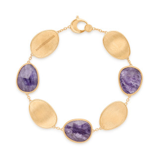 Gelbgold, Armschmuck, Marco Bicego Lunaria Color Armband, Ref: BB2099 CIA01 Y