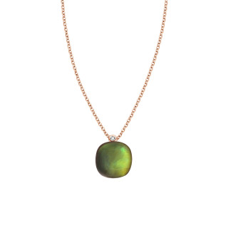 Roségold, Halsschmuck, Bigli Mini Sweety Anhänger mit Kette, Ref: 20H34Rgagtomp_42