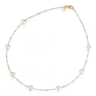 Gelbgold, Halsschmuck, Gellner Castaway Collier, Ref: 5-25045-01