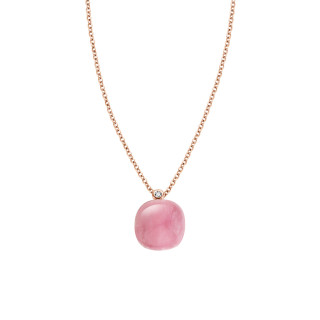 Roségold, Halsschmuck, Bigli Mini Sweety Anhänger mit Kette, Ref: 20H34Rpqrubmp_42
