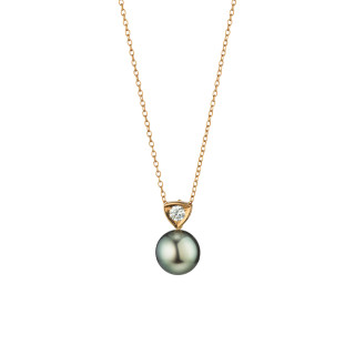 Roségold, Halsschmuck, Gellner Wave Collier mit Einhänger, Ref: 5-24796-02