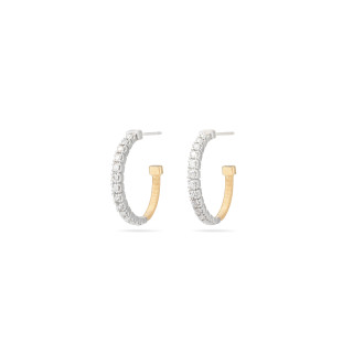 Gelbgold &amp;amp; Weißgold, Ohrringe, Marco Bicego Masai Ohrringe, Ref: OG411 B YW