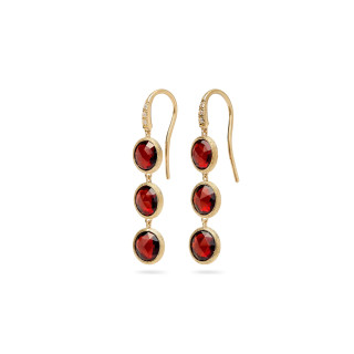 Gelbgold, Ohrringe, Marco Bicego Jaipur Color Ohrhänger, Ref: OB1965-AB RG01 Y