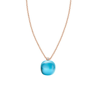 Roségold, Halsschmuck, Bigli Mini Sweety Anhänger mit Kette, Ref: 20H34Rbtmpturch_42