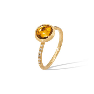 Gelbgold, Ringe, Marco Bicego Jaipur Color Ring, Ref: AB632-B QG01 Y 55