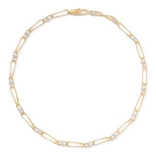 Gelbgold, Halsschmuck, Marco Bicego Marrakech Onde New Halskette, Ref: CG844 B YW