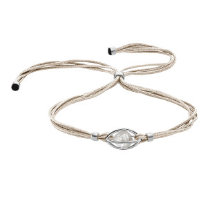 Weißgold, Armschmuck, Leo Wittwer Rough Cut® Original Armband, Ref: 62-1002971-9820--w