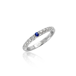 Weißgold, Ringe, Adolfo Courrier Jeans Ring, Ref: P2-J-01