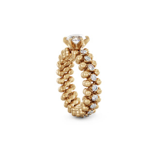 Roségold, Ringe, Serafino Consoli Brevetto Solitaire Multi-Size Ring, Ref: RMS SL WD 075 3M2 RG WD