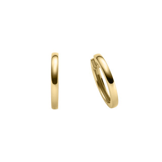 Gelbgold, Ohrringe, Leo Wittwer Panta rhei® Creolen, Ref: 46-1011270-1000
