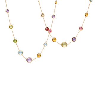 Gelbgold, Halsschmuck, Marco Bicego Jaipur Color Halskette , Ref: CB2719 MIX01 Y