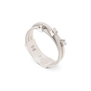 Weißgold, Ringe, Marco Bicego Goa Ring , Ref: AG269_B_W_01_54