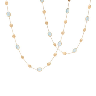 Gelbgold, Halsschmuck, Marco Bicego Siviglia Halskette, Ref: CB1624_AQ01_Y_02