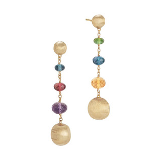 Gelbgold, Ohrringe, Marco Bicego Africa Gemstone Ohrhänger, Ref: OB1625 MIX02 Y