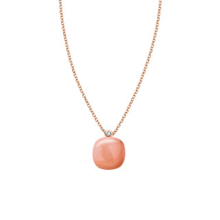Roségold, Halsschmuck, Bigli Mini Sweety Anhänger mit Kette, Ref: 20H34Radormp_42
