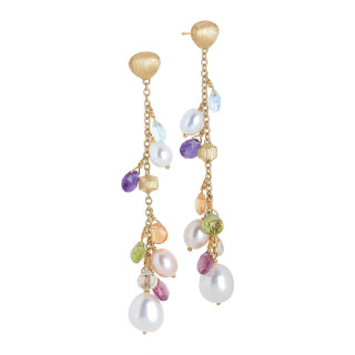Gelbgold, Ohrringe, Marco Bicego Paradise Ohrhänger, Ref: OB1779 MIX114 Y