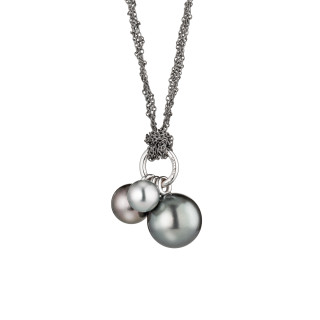 Weißgold, Halsschmuck, Gellner Melange Collier, Ref: 5-22905-02