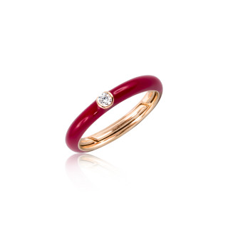 Roségold, Ringe, Adolfo Courrier Bordeaux Ring, Ref: TK2-BDX-04