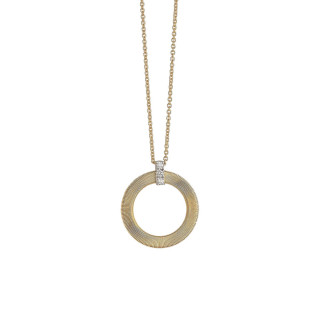 Gelbgold, Halsschmuck, Marco Bicego Masai Anhänger mit Halskette, Ref: CG797 B YW