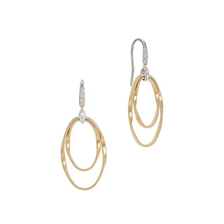 Gelbgold, Ohrringe, Marco Bicego Marrakech Onde Ohrringe, Ref: OG372-A B1 YW