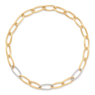Gelbgold, Halsschmuck, Marco Bicego Jaipur Link Halskette, Ref: CB2666 B2 YW