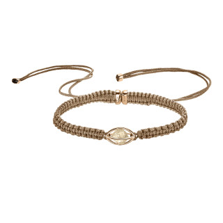 Roségold, Armschmuck, Leo Wittwer Rough Cut® Macramé Armband, Ref: 62-1003073-9810--b