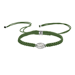 Weißgold, Armschmuck, Leo Wittwer Rough Cut® Macramé Armband, Ref: 62-1003071-9300--w