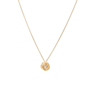Gelbgold, Halsschmuck, Marco Bicego Jaipur Link Anhänger mit Halskette, Ref: CB2753 B YW