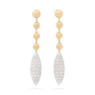 Gelbgold, Ohrringe, Marco Bicego Africa Alta Ohrhänger, Ref: OB1875 B YW