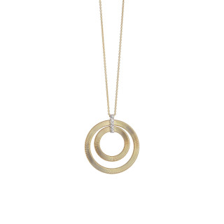 Gelbgold, Halsschmuck, Marco Bicego Masai Anhänger mit Halskette, Ref: CG800 B YW