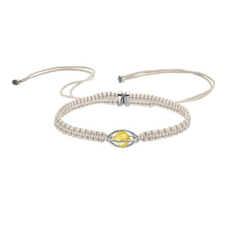 Weißgold, Armschmuck, Leo Wittwer Rough Cut® Macramé Armband, Ref: 62-1003071-9820--c