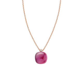 Roségold, Halsschmuck, Bigli Mini Sweety Anhänger mit Kette, Ref: 20H34Ramrubmp_42