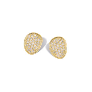Gelbgold, Ohrringe, Marco Bicego Lunaria Alta Ohrstecker, Ref: OB1417_B_Y_2Y