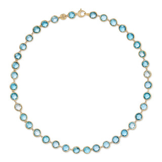 Gelbgold, Halsschmuck, Marco Bicego Jaipur Color Halskette, Ref: CB2975 TP01 Y