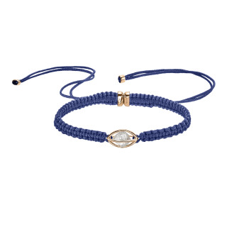 Roségold, Armschmuck, Leo Wittwer Rough Cut® Macramé Armband, Ref: 62-1003073-9200--w