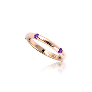 Roségold, Ringe, Adolfo Courrier Viola Ring, Ref: P2-VIO-03