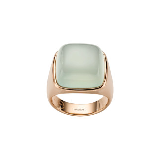 Roségold, Ringe, Leo Wittwer Contemporary Cocktailring Achat, Ref: 12-0991573-0063