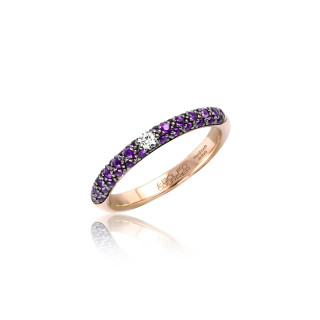 Roségold, Ringe, Adolfo Courrier Viola Ring, Ref: P2-VIO-02