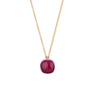 Roségold, Halsschmuck, Bigli Mini Sweety Anhänger mit Kette, Ref: 20H34Ramrubmp_45