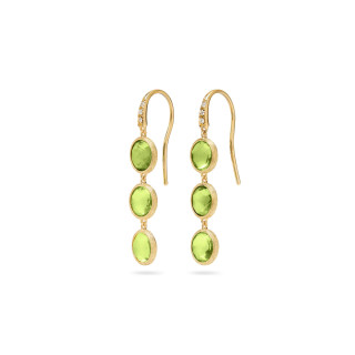 Gelbgold, Ohrringe, Marco Bicego Jaipur Color Ohrhänger, Ref: OB1965-AB PR01 Y