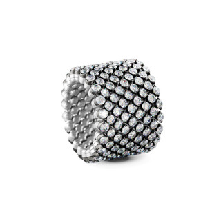 Weißgold, Ringe, Serafino Consoli Brevetto Multi-Size Ring, Ref: RMS 9F2 WBG WD