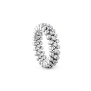 Weißgold, Ringe, Serafino Consoli Brevetto Multi-Size Ring, Ref: RMS 3M2 WG WD