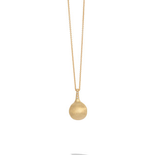 Gelbgold, Halsschmuck, Marco Bicego Afrika Anhänger mit Halskette, Ref: CB2493 B Y