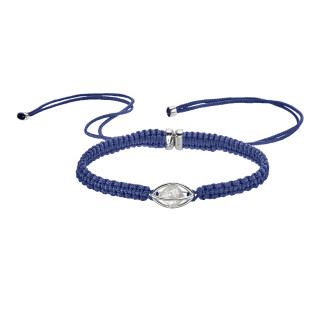 Weißgold, Armschmuck, Leo Wittwer Rough Cut® Macramé Armband, Ref: 62-1003071-9200--w