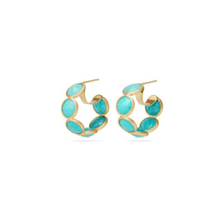 Gelbgold, Ohrringe, Marco Bicego Jaipur Color Ohrringe, Ref: OB1974 TU01 Y