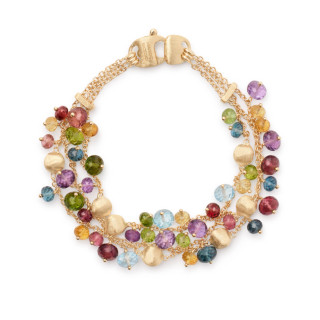 Gelbgold, Armschmuck, Marco Bicego Africa Gemstone Armband , Ref: BB2782 MIX Y