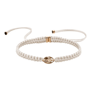 Roségold, Armschmuck, Leo Wittwer Rough Cut® Macramé Armband, Ref: 62-1003073-9820--b