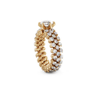 Roségold, Ringe, Serafino Consoli Brevetto Solitaire Multi-Size Ring, Ref: RMS SL WD 100 3F2 RG WD