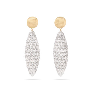 Gelbgold &amp;amp; Weißgold, Ohrringe, Marco Bicego Africa Alta Ohrhänger, Ref: OB1876 B YW