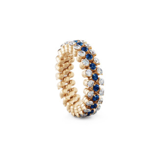 Roségold, Ringe, Serafino Consoli Brevetto Multi-Size Ring, Ref: RMS 3F2 RG WD BS